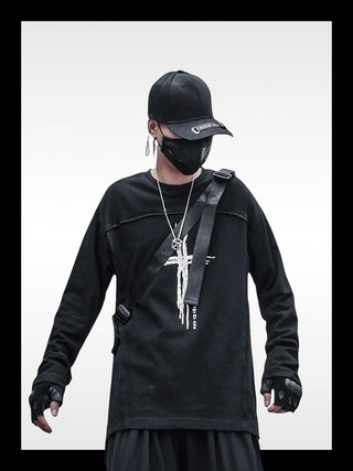 Japanese techwear hoodie