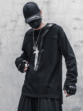 Japanese techwear hoodie