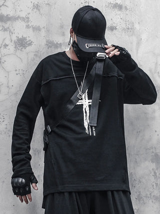 Japanese techwear hoodie