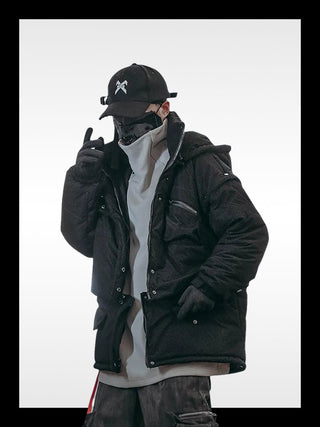 Techwear winter jacket