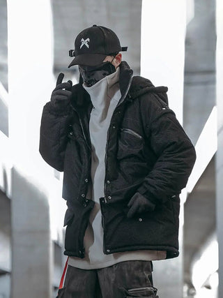 Techwear winter jacket