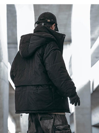 Techwear winter jacket