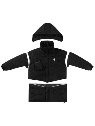 Techwear winter jacket