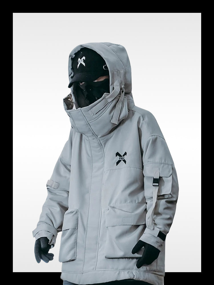 White sales techwear jacket