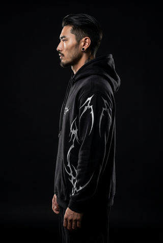 Cyberpunk techwear hoodie