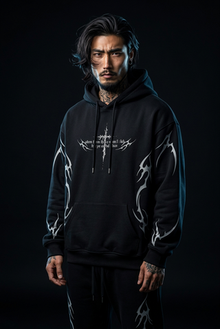 Cyberpunk techwear hoodie