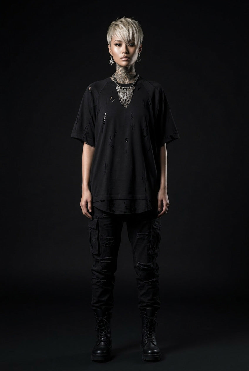 Cyberpunk techwear shirt
