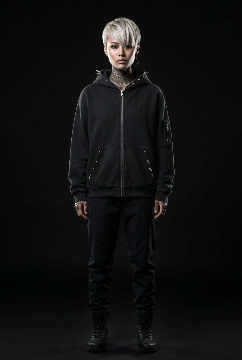 Futuristic hoodie