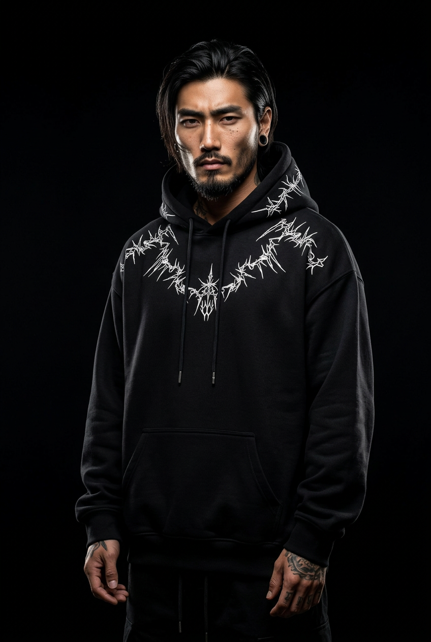 Japanese streetwear hoodie