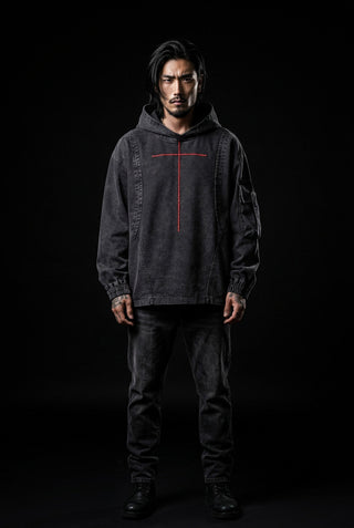 Japanese techwear hoodie