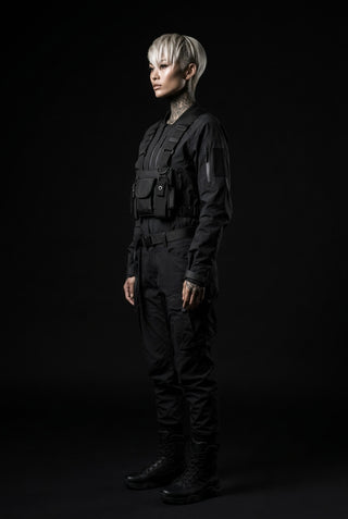 Techwear chest rig noir
