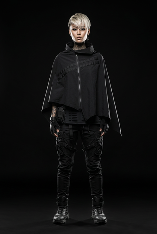 Techwear poncho