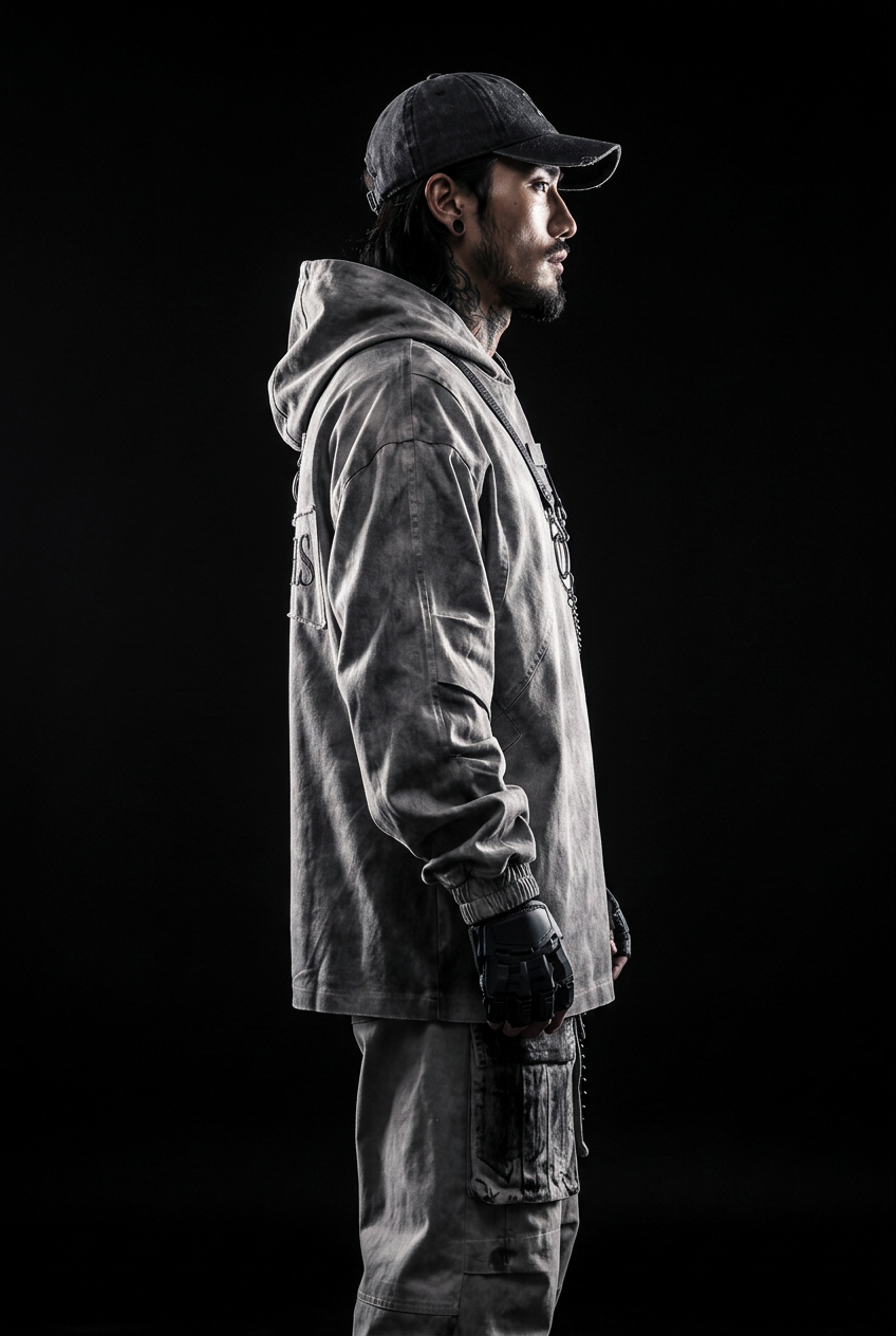White hoodie