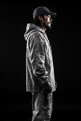 White hoodie