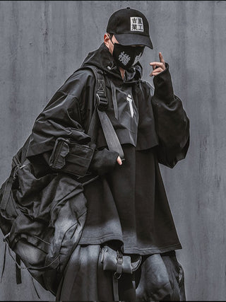 Black hoodie streetwear