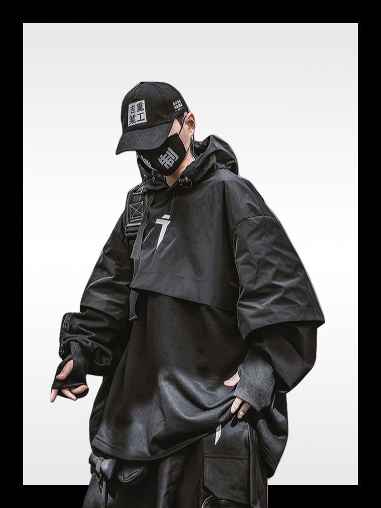 Black hoodie streetwear