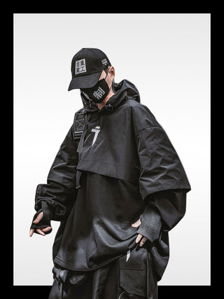 Black hoodie streetwear