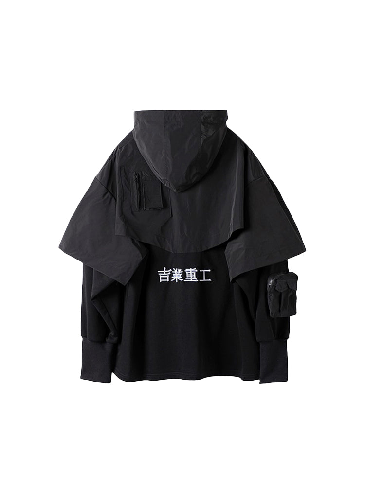 Black hoodie streetwear