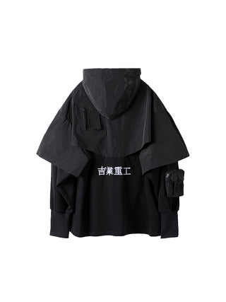 Black hoodie streetwear