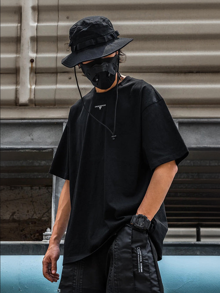 Tee shirt techwear noir